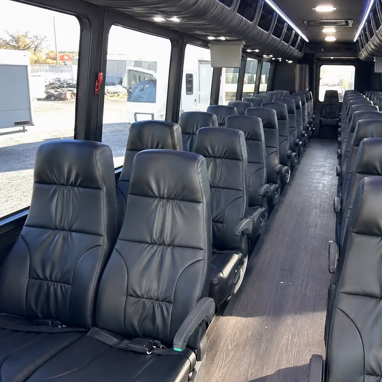 25 passenger minibus interior