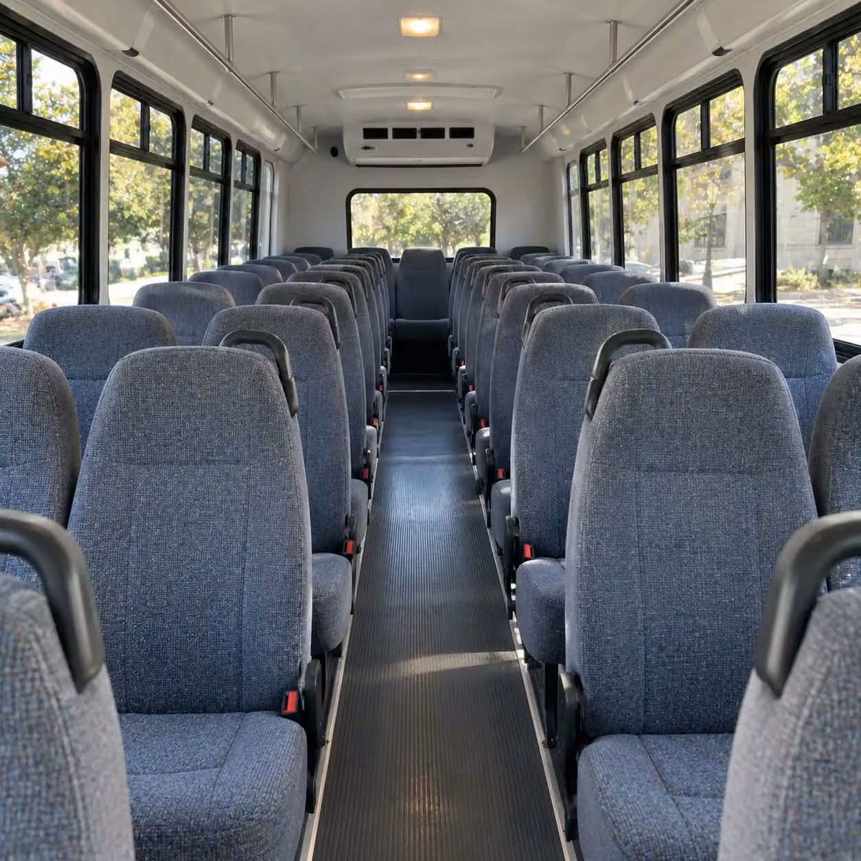 28 passenger minibus inside